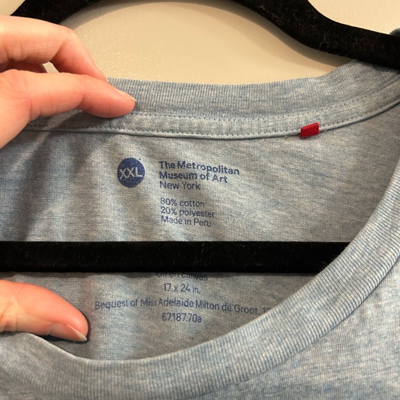 The Metropolitan Museum of Art light Blue Van Goh Graphic Tee - Picture 2 of 3